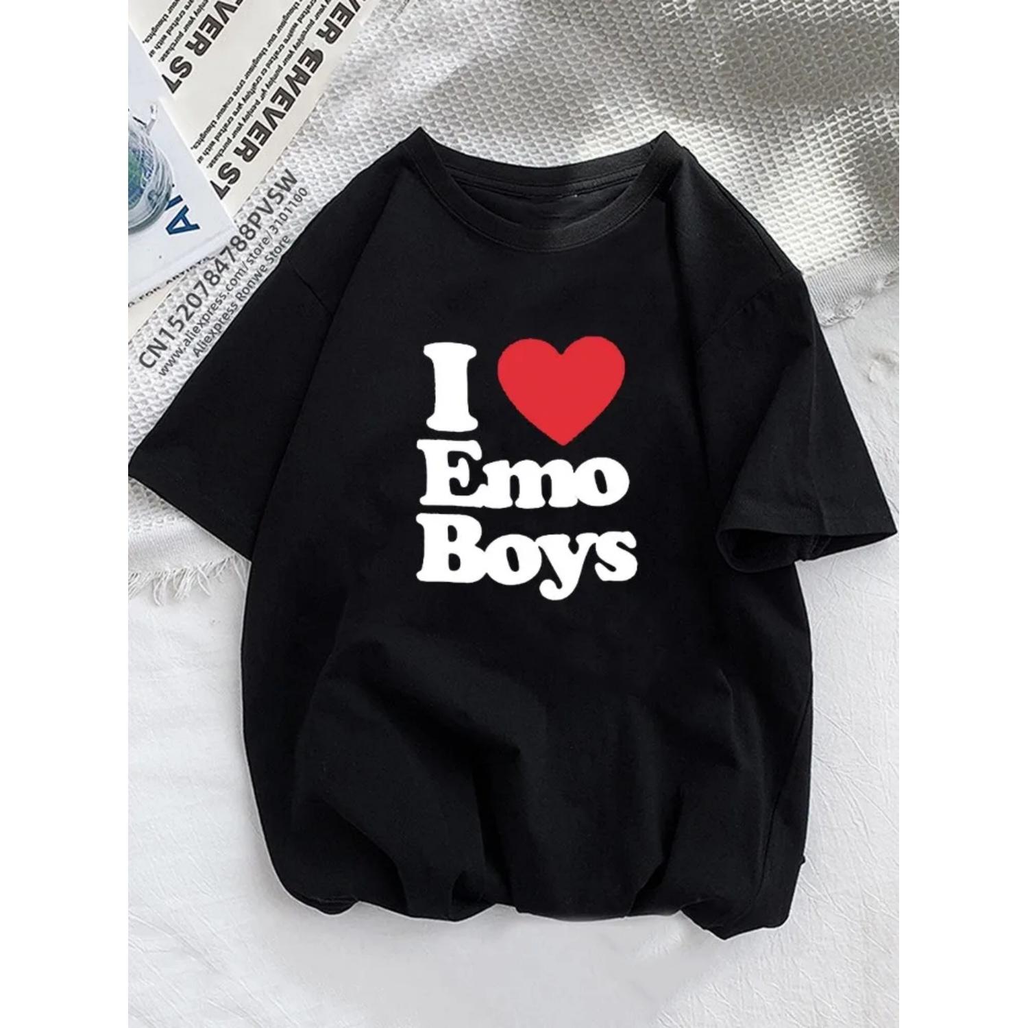 I love Emo Boy Grunge Women T Shirt Girl Graphic Printed Fashion Harajuku 2023 Streewear Clothes Causal Female Y2K Tops Tee S чёрный
I love Emo Boy Grunge Women T Shirt Girl Graphic Printed Fashion Harajuku 2023 Streewear Clothes Causal Female Y2K Tops Tee S чёрный