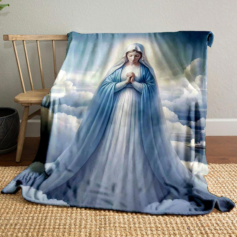 Religious Madonna Cloudscape Throw Printed Blanket for Living Room Bed Couch lunch break Soft Cozy Blanket for Friend s festival Gift 80cm x 120cm
Religious Madonna Cloudscape Throw Printed Blanket for Living Room Bed Couch lunch break Soft Cozy Blanket for Friend s festival Gift 80cm x 120cm