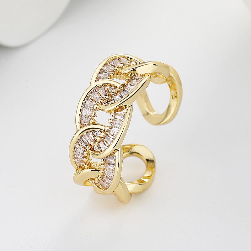 European Luxury Inlaid Diamond Ring: Women s French Light Niche Design Open Index Finger Ring Adjustable золотий
European Luxury Inlaid Diamond Ring: Women s French Light Niche Design Open Index Finger Ring Adjustable золотий