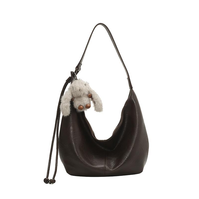 Retro style simple pu large capacity women s tote bag new daily commuting versatile shoulder messenger bag Without pendant
Retro style simple pu large capacity women s tote bag new daily commuting versatile shoulder messenger bag Without pendant