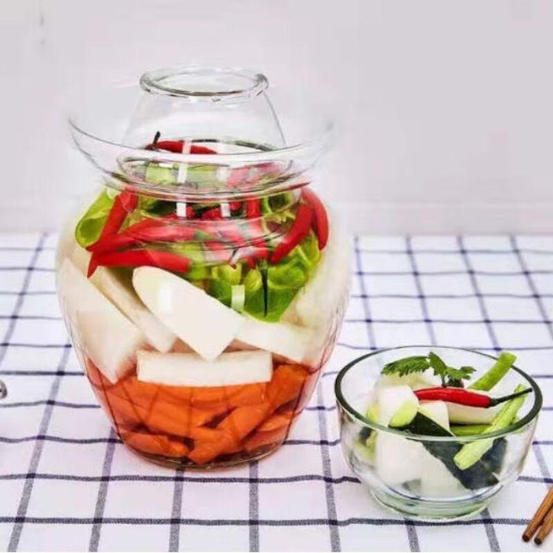 Min Nai Glass Pickling Jar 5 jin
Min Nai Glass Pickling Jar 5 jin