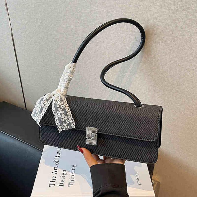 French Design Sense Banquet Underarm Bag Women Temperament Commuter One Shoulder Bag Casual Versatile Handbags with Lace Scarves (20cm<Max Length<30cm)
French Design Sense Banquet Underarm Bag Women Temperament Commuter One Shoulder Bag Casual Versatile Handbags with Lace Scarves (20cm<Max Length<30cm)