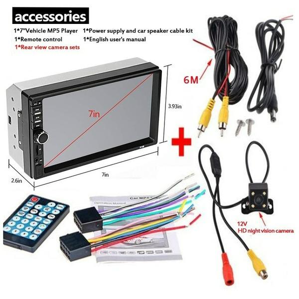 2 DIN 7\ HD Большой сенсорный экран Автомобильный MP5-плеер Bluetooth Стерео Радио FM/USB/AUX/TF+ Камера заднего вида чёрный
2 DIN 7\ HD Большой сенсорный экран Автомобильный MP5-плеер Bluetooth Стерео Радио FM/USB/AUX/TF+ Камера заднего вида чёрный