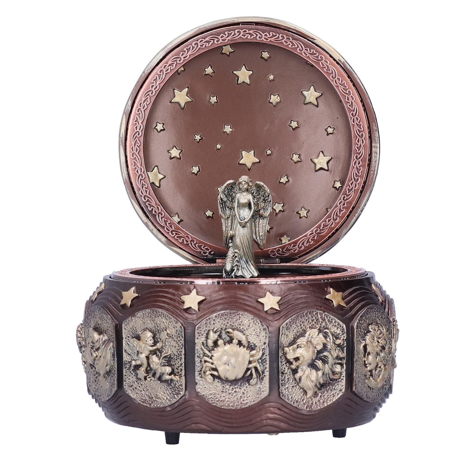 Музыкальная шкатулка Модное творчество Вращающиеся 12 созвездий Друзья Подарки на день рождения и праздникиМедный
Музыкальная шкатулка Модное творчество Вращающиеся 12 созвездий Друзья Подарки на день рождения и праздникиМедный