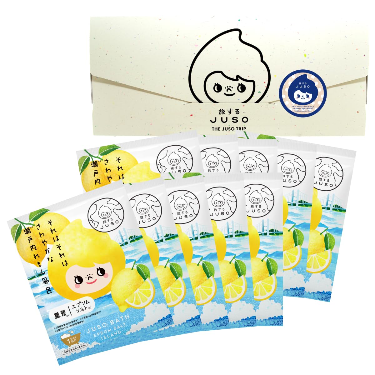 Набор дорожных ПОРОШКОВ ДЛЯ ВАННЫ JUSO BATH Setouchi Lemon Bath 10 пакетиков в индивидуальной упаковке Добавки для ванны Подарок Ингредиенты местных горячих источников Эпсомская соль Пищевая сода
Набор дорожных ПОРОШКОВ ДЛЯ ВАННЫ JUSO BATH Setouchi Lemon Bath 10 пакетиков в индивидуальной упаковке Добавки для ванны Подарок Ингредиенты местных горячих источников Эпсомская соль Пищевая сода
