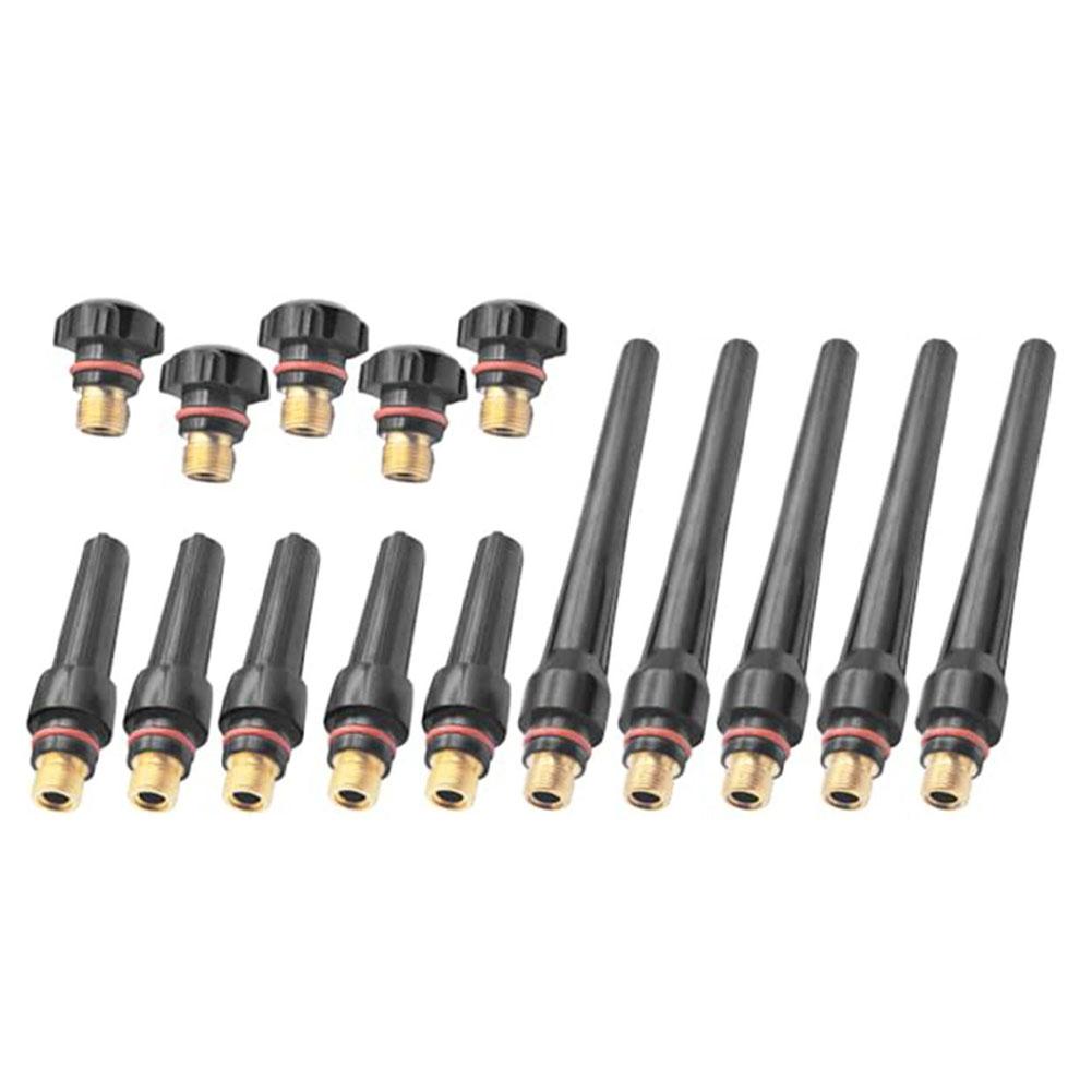 15 Pieces Welding Torch Nozzle Set for WP17 WP18 WP26 TIG Compatible Includes 57Y02 57Y03 57Y04 Plastic Copper Parts China Mainland
15 Pieces Welding Torch Nozzle Set for WP17 WP18 WP26 TIG Compatible Includes 57Y02 57Y03 57Y04 Plastic Copper Parts China Mainland