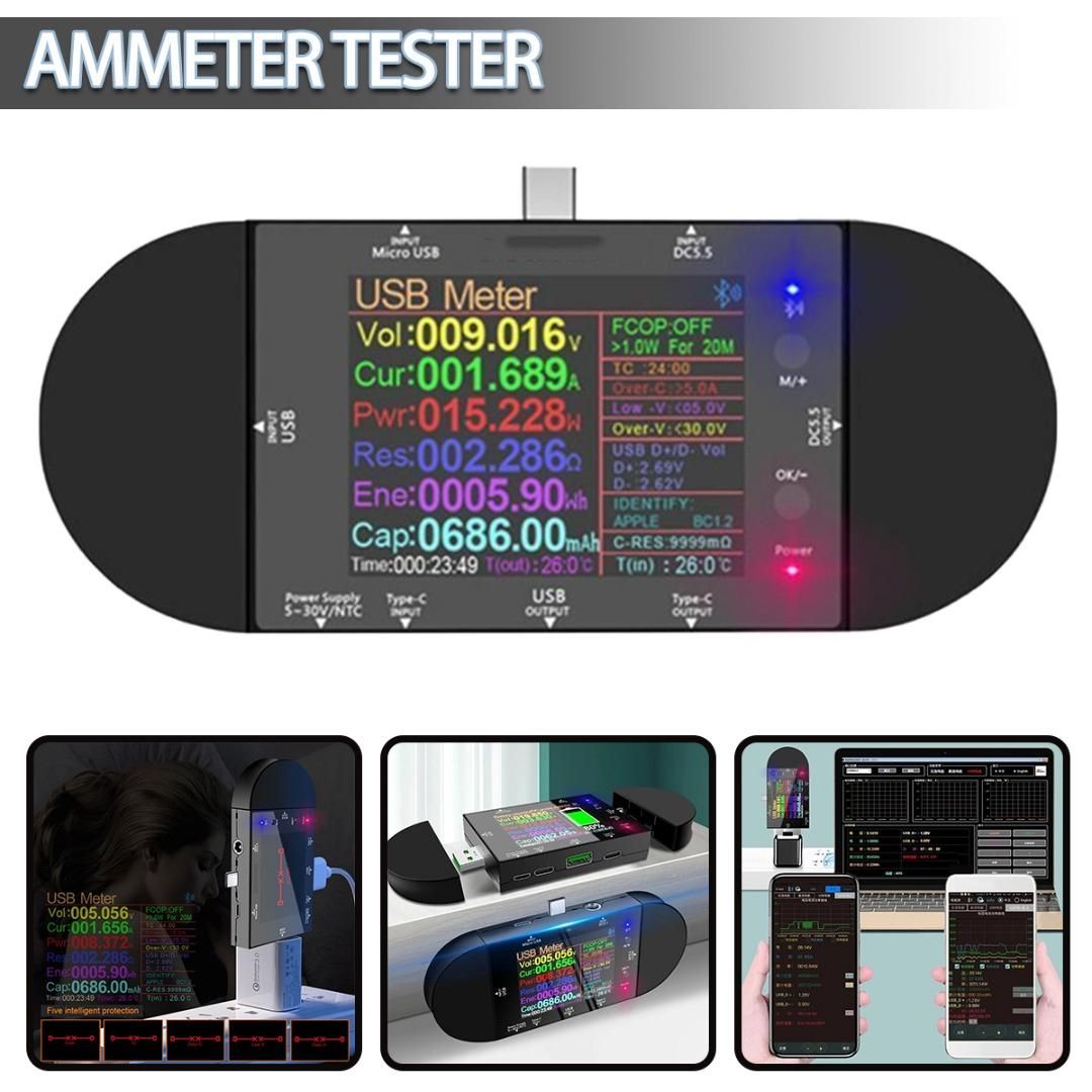 PDTO Цифровой вольтметр Амперметр Power Bank Детектор напряжения USB-тестер Измеритель типа C
PDTO Цифровой вольтметр Амперметр Power Bank Детектор напряжения USB-тестер Измеритель типа C