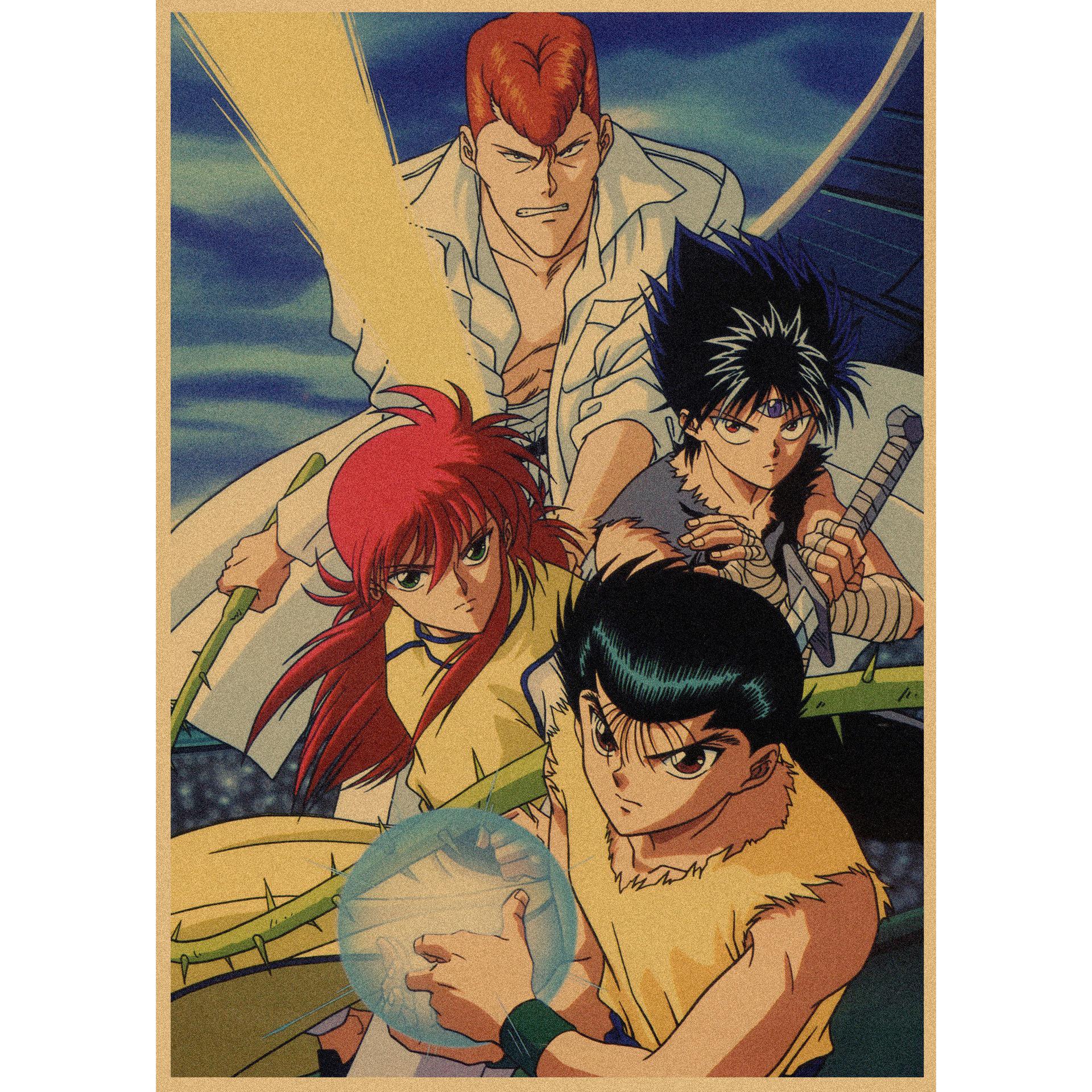 Yu Yu Hakusho Retro Kraft Paper Poster by Yoshihiro Togashi - Anime Bar Decor Mural 278 42X29.7cm (A3 size)
Yu Yu Hakusho Retro Kraft Paper Poster by Yoshihiro Togashi - Anime Bar Decor Mural 278 42X29.7cm (A3 size)