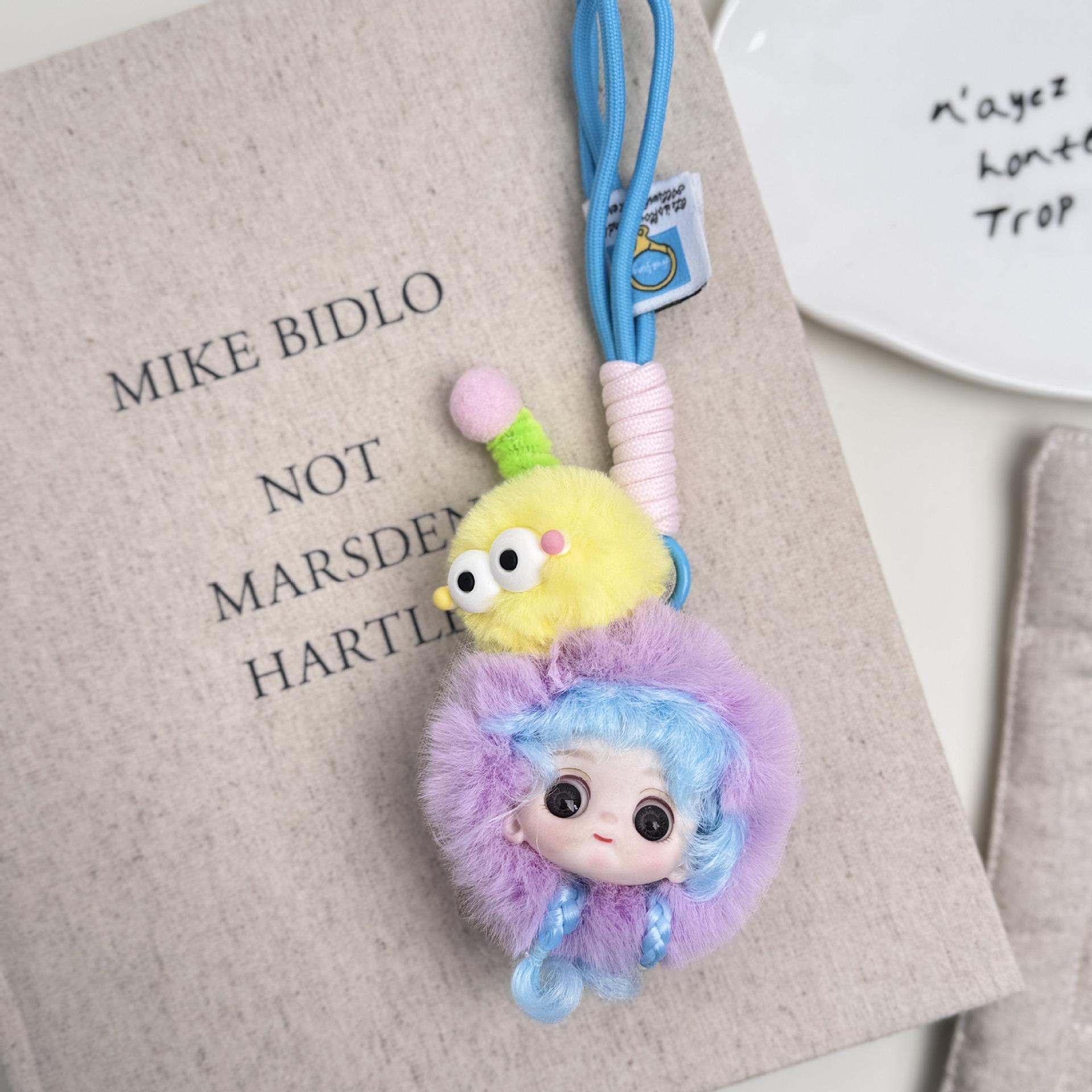 Cute Fluffy Doll Head Maruko Princess Doll Toy Keychain 1/12 BJD Doll Joints Movable Backpack Decor Pendant Birthday Gift
Cute Fluffy Doll Head Maruko Princess Doll Toy Keychain 1/12 BJD Doll Joints Movable Backpack Decor Pendant Birthday Gift