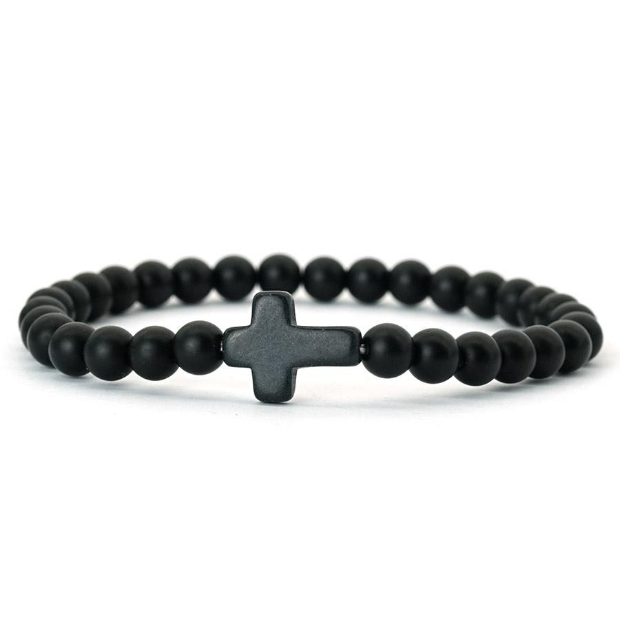 Noter New Cross Beaded Bracelet Women Men 6mm Howlite Stone Prayer Meditation Healing Energy Braslet 4 Colors Options Handmade оникс
Noter New Cross Beaded Bracelet Women Men 6mm Howlite Stone Prayer Meditation Healing Energy Braslet 4 Colors Options Handmade оникс