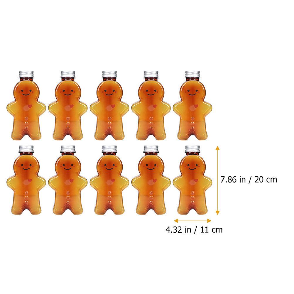 10pcs Christmas Gingerbread Man Beverage Containers Airtight Portable Drinking Bottles For Juice Milk Tea Party Gift Packing коричневый
10pcs Christmas Gingerbread Man Beverage Containers Airtight Portable Drinking Bottles For Juice Milk Tea Party Gift Packing коричневый