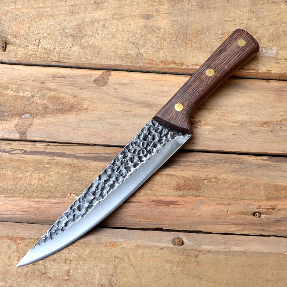 Кованый нож для обвалки, нож для мяса из нержавеющей стали, бытовой кухонный нож
Кованый нож для обвалки, нож для мяса из нержавеющей стали, бытовой кухонный нож