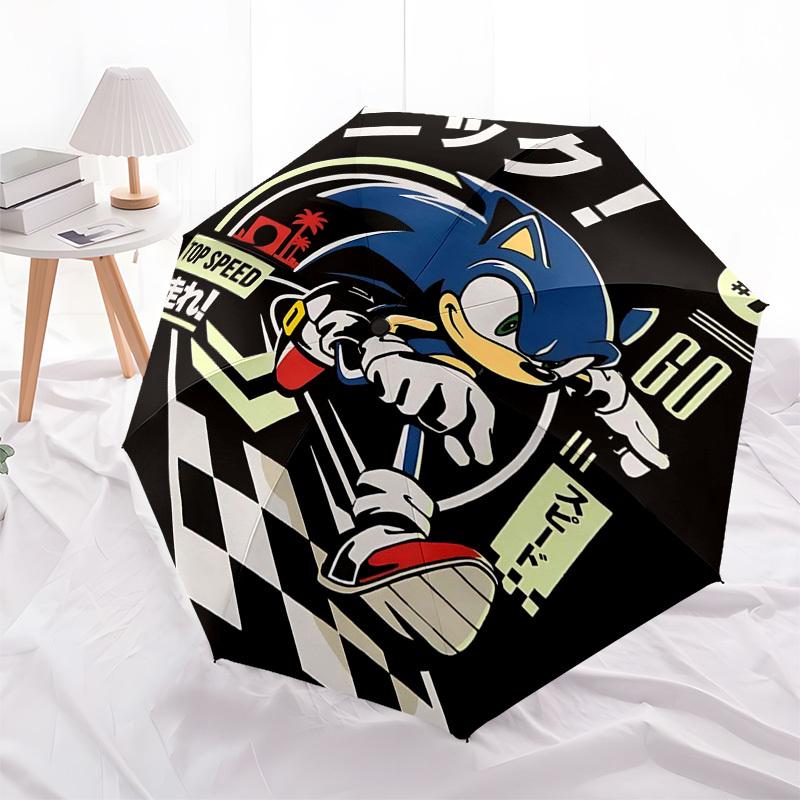 1pc Sonic the Hedgehog Top Speed Folding Umbrella Auto Open Close, 3-Fold Design, 8-Bone Iron Frame, Outdoor, Gift for Fans, Travelers, Daily Use.R087
1pc Sonic the Hedgehog Top Speed Folding Umbrella Auto Open Close, 3-Fold Design, 8-Bone Iron Frame, Outdoor, Gift for Fans, Travelers, Daily Use.R087