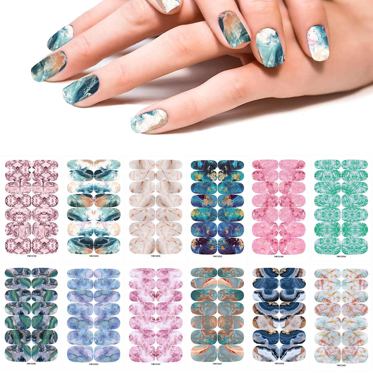 100pcs Nail Polish Stickers Self-Adhesive Full Wrap Nail Polish Stickers Retro Women Creative DIY Nail Strips Decals
100pcs Nail Polish Stickers Self-Adhesive Full Wrap Nail Polish Stickers Retro Women Creative DIY Nail Strips Decals