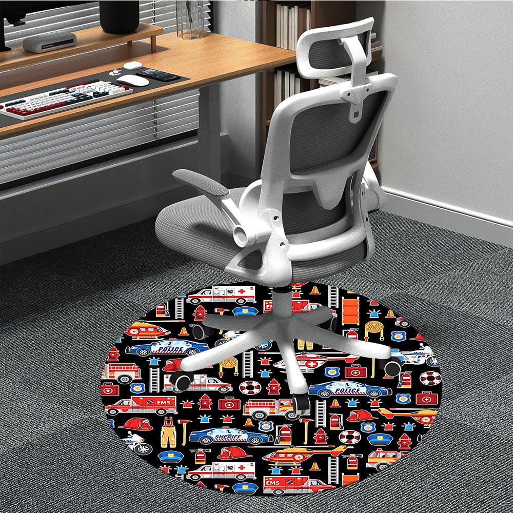 1pc Fire Engine Pattern Office Round Area Rug, Indoor Mat Suitable ForOffice, Under Office Chairs Bedroom Living Room Home Decor, Room Deco T127 80cm by 80cm
1pc Fire Engine Pattern Office Round Area Rug, Indoor Mat Suitable ForOffice, Under Office Chairs Bedroom Living Room Home Decor, Room Deco T127 80cm by 80cm