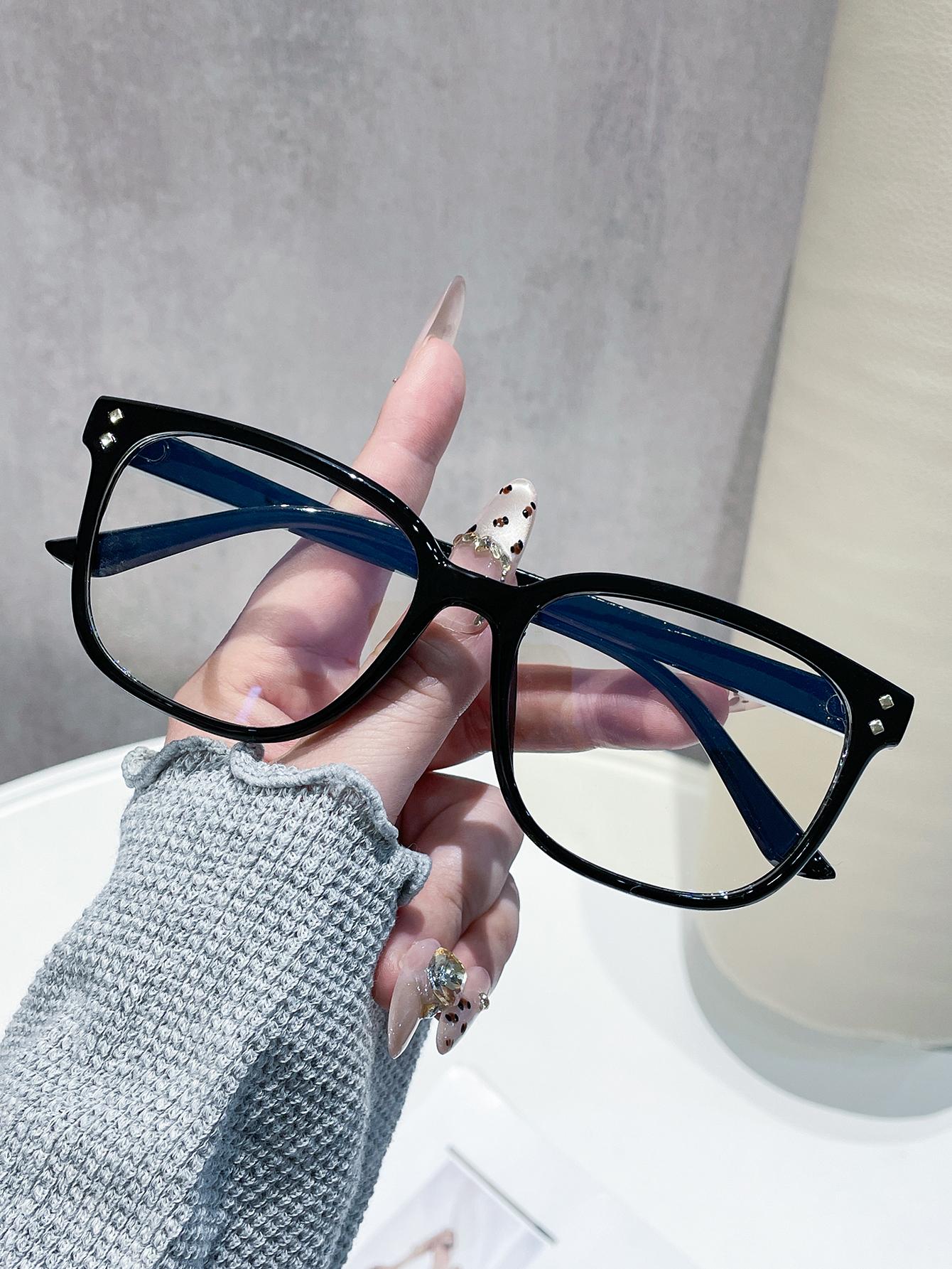 Unisex Large Square Frame Optical Glasses Simple Vintage Style Suitable for Daily Wear School Return Daily Matching чёрный
Unisex Large Square Frame Optical Glasses Simple Vintage Style Suitable for Daily Wear School Return Daily Matching чёрный