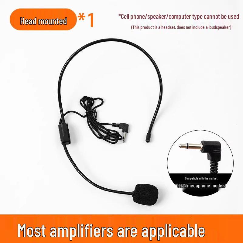 Little Bee Dual-Style Wired Amplifier Microphone for Teachers: Head-Mounted & Clip-On Options Regular
Little Bee Dual-Style Wired Amplifier Microphone for Teachers: Head-Mounted & Clip-On Options Regular