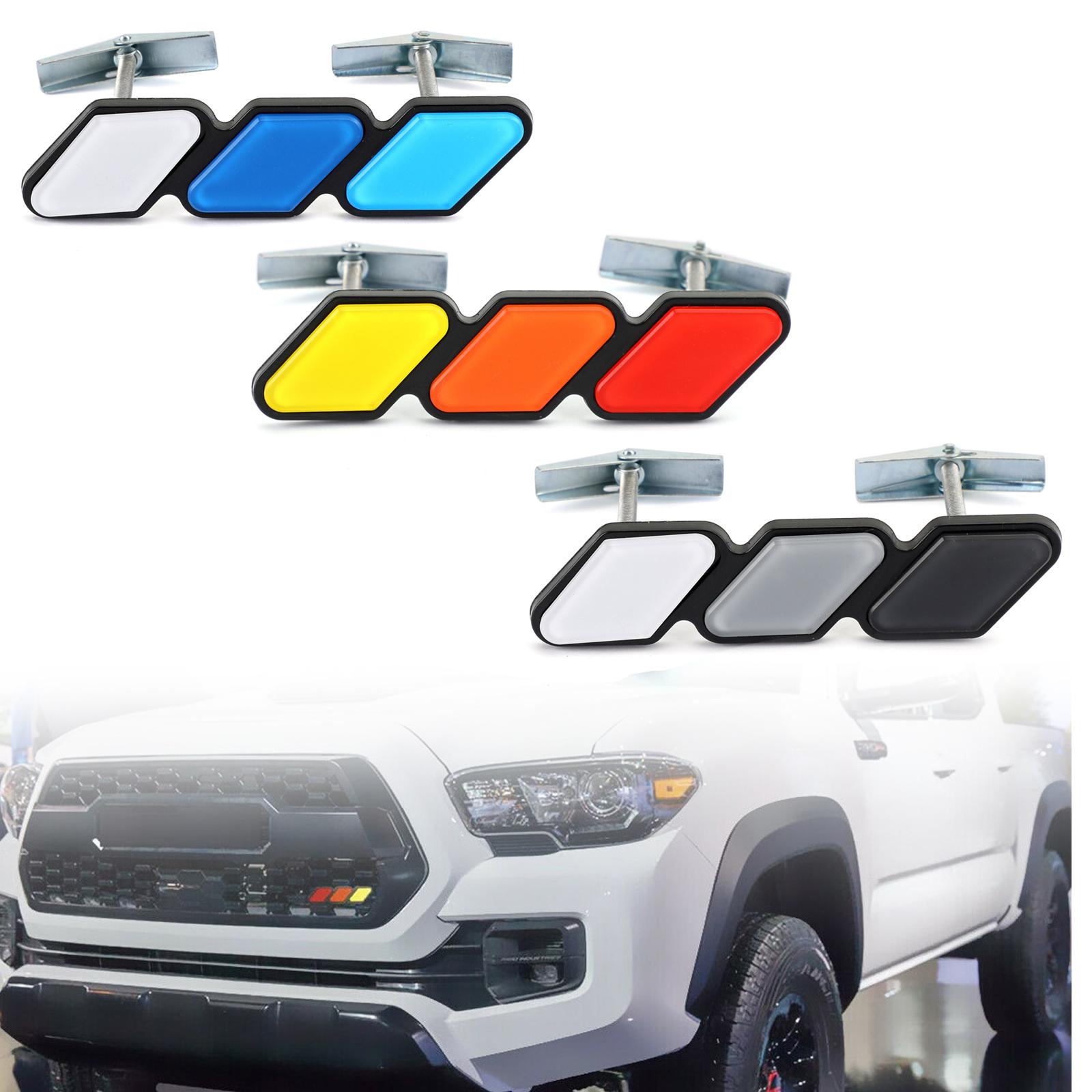 Трехцветная эмблема с тремя решетками радиатора для Toyota Tacoma 4Runner Tundra Rav4 Highlander
Трехцветная эмблема с тремя решетками радиатора для Toyota Tacoma 4Runner Tundra Rav4 Highlander