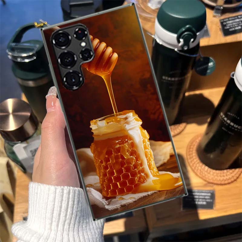 Golden Honey Dripping From Honeycomb Cases Phone Case for Samsung Galaxy S26 Ultra S25 Edge S24 S23 FE S21 Plus S20 S22 S10 Cove Samsung S10E
Golden Honey Dripping From Honeycomb Cases Phone Case for Samsung Galaxy S26 Ultra S25 Edge S24 S23 FE S21 Plus S20 S22 S10 Cove Samsung S10E