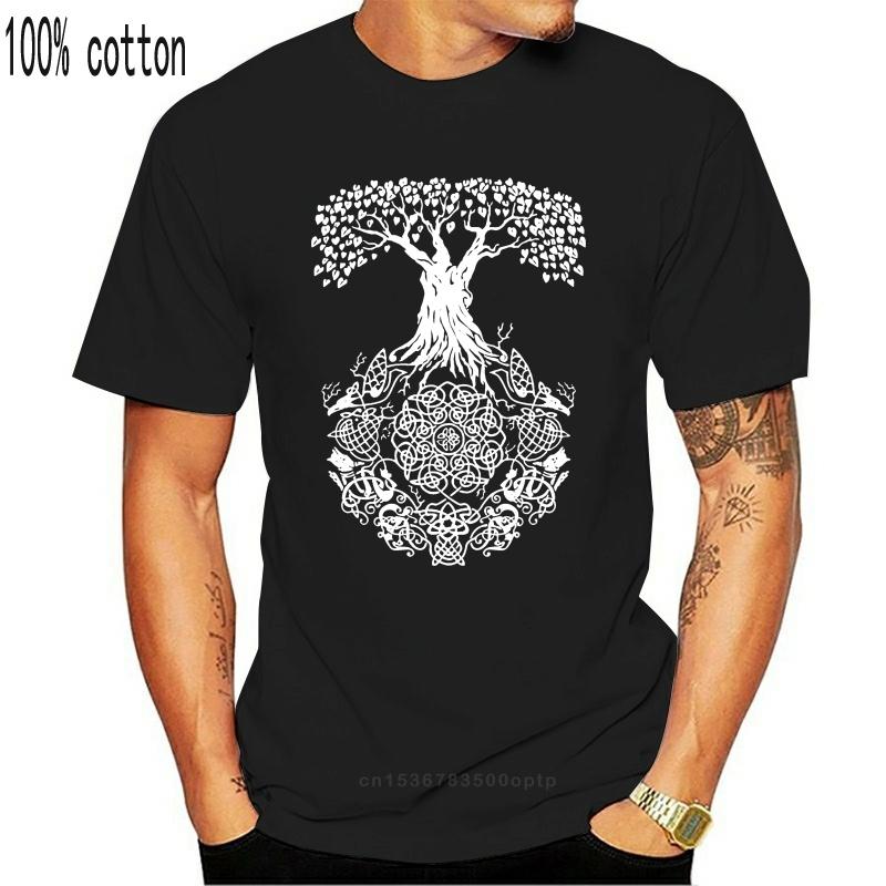2023 Arrival Male Yggdrasil Tree Of Life Tees Short Sleeve Soft Cotton Original Designer T Shirt Men 3XL чорний
2023 Arrival Male Yggdrasil Tree Of Life Tees Short Sleeve Soft Cotton Original Designer T Shirt Men 3XL чорний