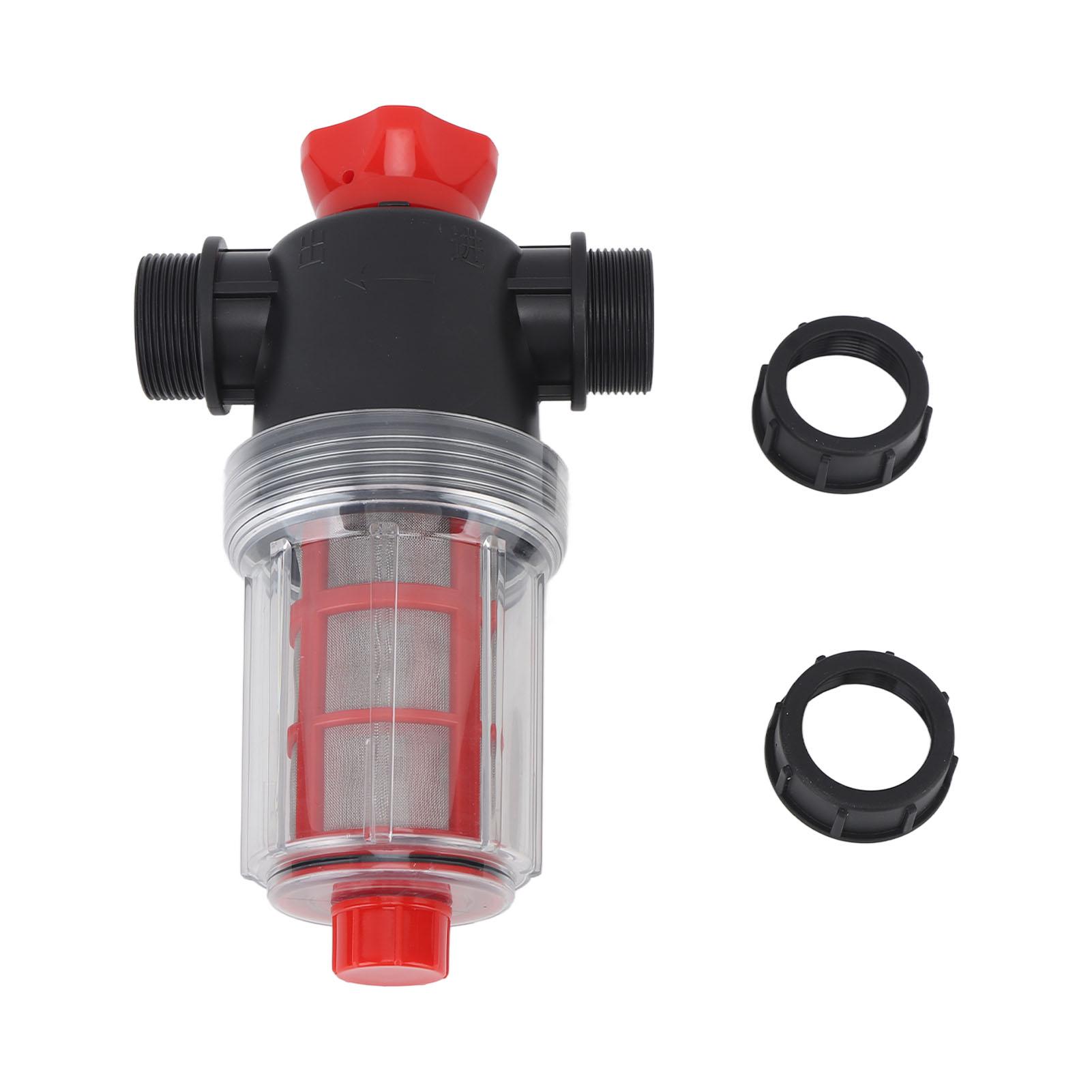 Irrigation Water Pump Filter Fine Mesh Double Layer Filtration High Flow Inline Strainer for Garden Lawn 25mm Connector
Irrigation Water Pump Filter Fine Mesh Double Layer Filtration High Flow Inline Strainer for Garden Lawn 25mm Connector