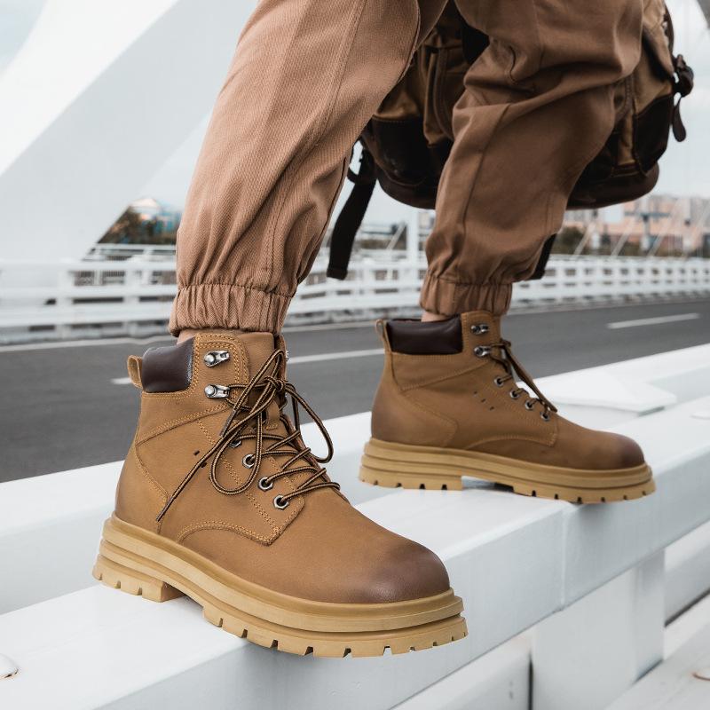 Autumn and winter Martin boots men s velvet thermal short boots retro cowhide tooling boots rhubarb boots 38
Autumn and winter Martin boots men s velvet thermal short boots retro cowhide tooling boots rhubarb boots 38