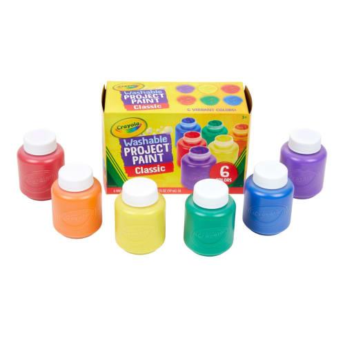 Набор из 6 бутылочных красок Crayola, легко смывается водой, классический оригинальный продукт 541204
Набор из 6 бутылочных красок Crayola, легко смывается водой, классический оригинальный продукт 541204