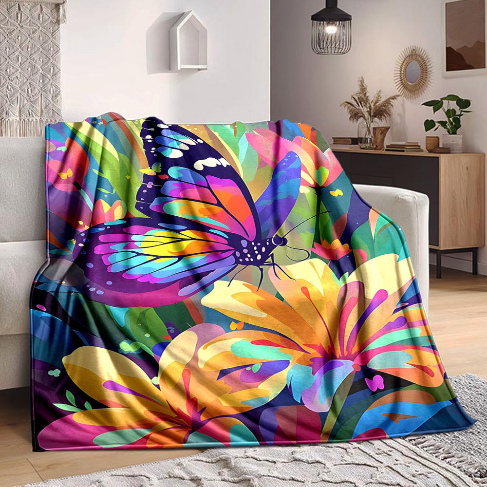 1pc Butterfly Print Blanket Warm, Cozy, And Soft, Suitable for Sofas, Beds, Cars, And Office Use.Perfect for Camping And Travel, Making It a Great Gif 100x150cm
1pc Butterfly Print Blanket Warm, Cozy, And Soft, Suitable for Sofas, Beds, Cars, And Office Use.Perfect for Camping And Travel, Making It a Great Gif 100x150cm