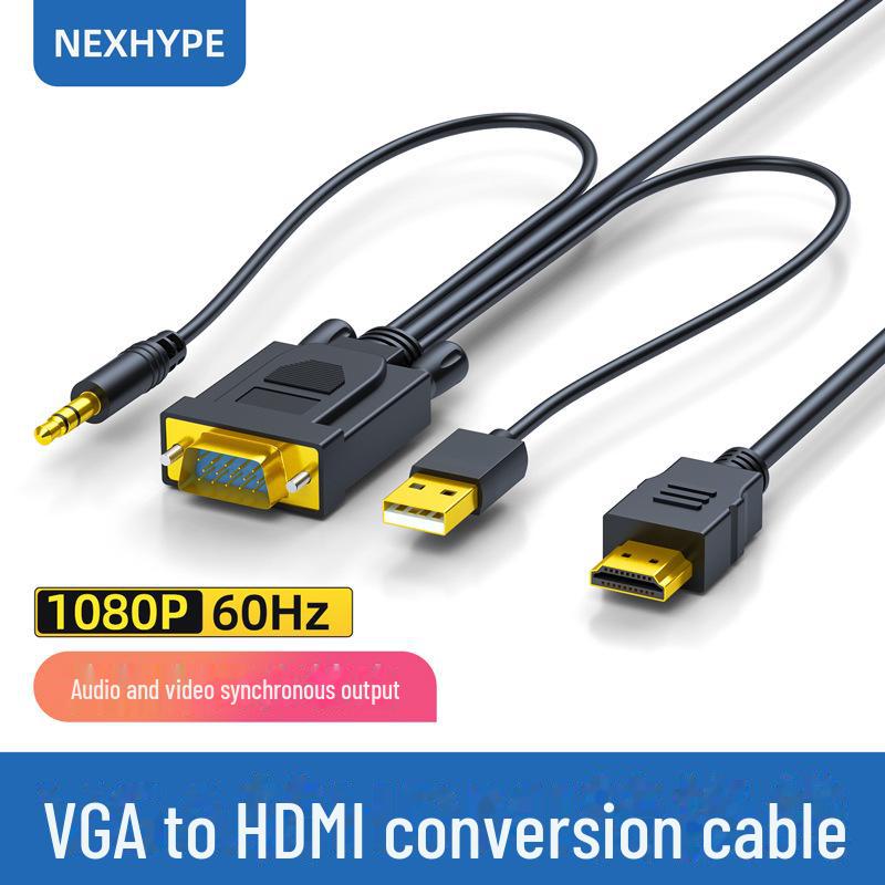 Кабель-адаптер VGA-HDMI длиной 3 м со звуком и блоком питания для преобразования VG-AHDMI
Кабель-адаптер VGA-HDMI длиной 3 м со звуком и блоком питания для преобразования VG-AHDMI