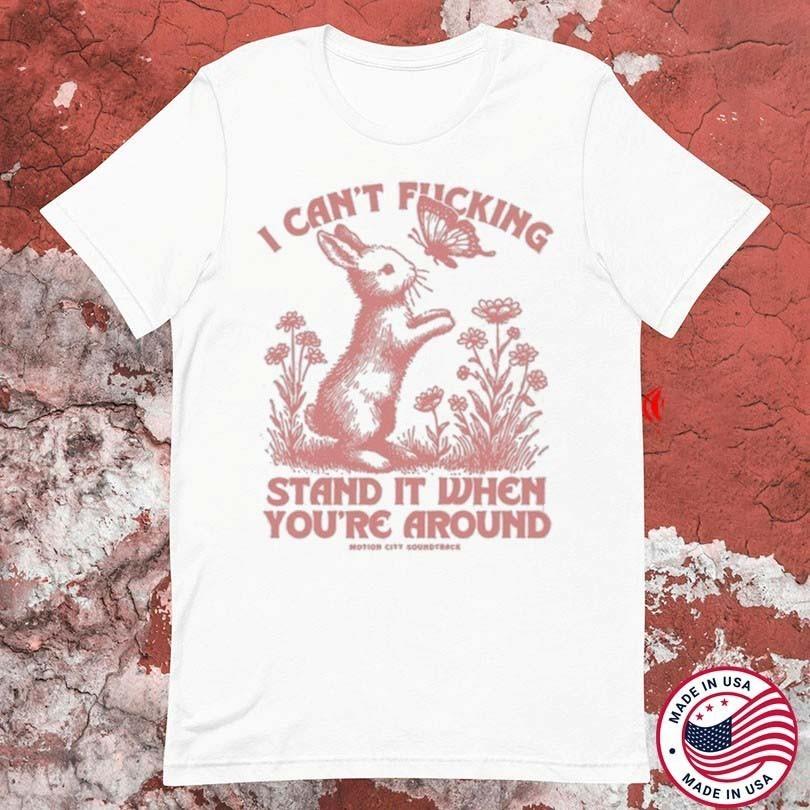 I Can t Fcking Shirt Stand It Motion City Soundtrack Bunny T-shirt D082 Unisex T-Shirt XXL
I Can t Fcking Shirt Stand It Motion City Soundtrack Bunny T-shirt D082 Unisex T-Shirt XXL
