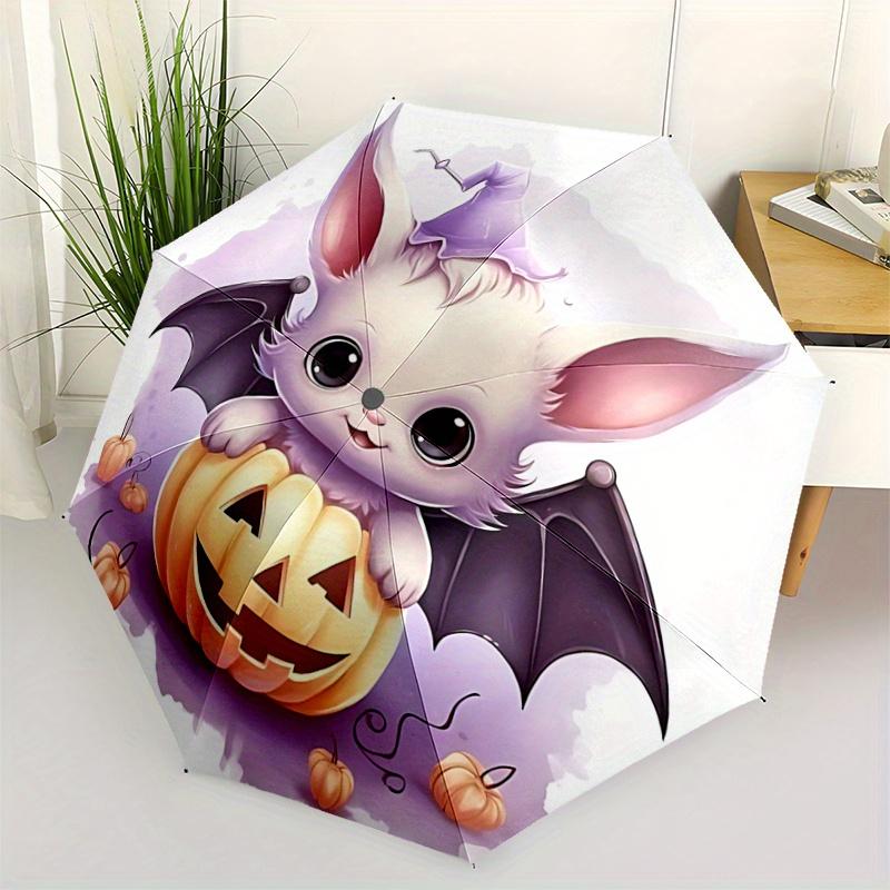 1pc Wizard Bat & Pumpkin Cute Design Pattern Automatic 3-Fold Umbrella, 8 Iron Frames, High-Value Folding Umbrella, Suitable for Office, Travel a
1pc Wizard Bat & Pumpkin Cute Design Pattern Automatic 3-Fold Umbrella, 8 Iron Frames, High-Value Folding Umbrella, Suitable for Office, Travel a