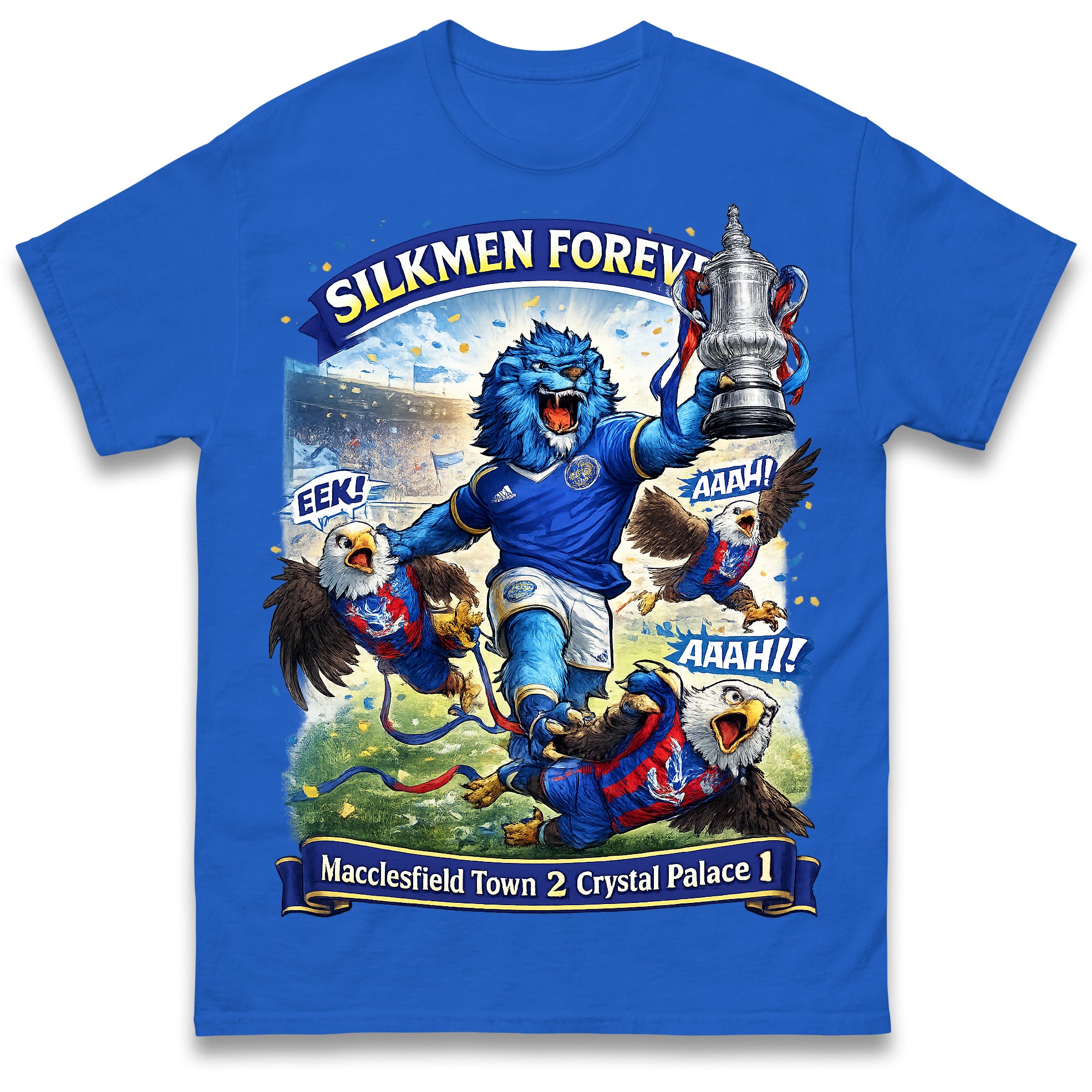 Macclesfield Town 2 Crystal Palace 1 FA Cup T Shirt Tshirt Mens Womens Unisex Tops Tees 4XL
Macclesfield Town 2 Crystal Palace 1 FA Cup T Shirt Tshirt Mens Womens Unisex Tops Tees 4XL