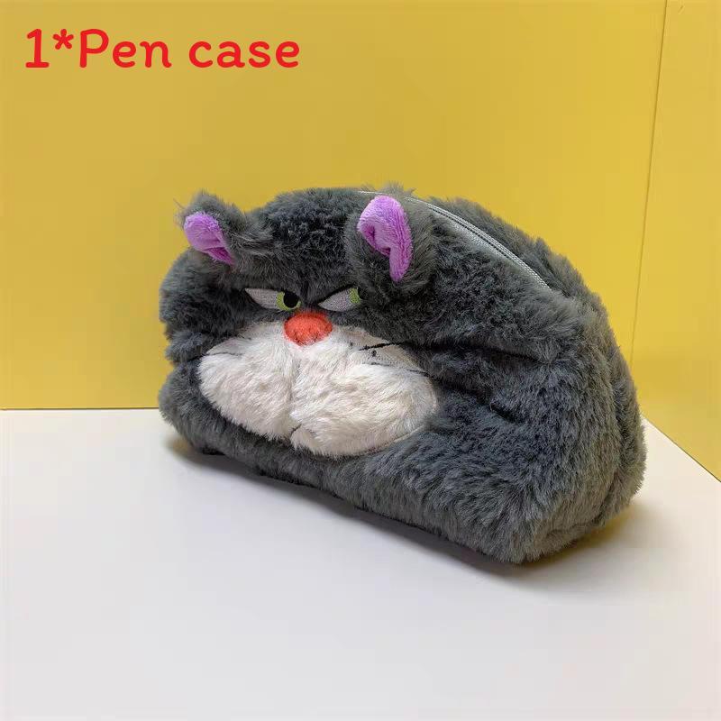Lucifer Cat Plush Pencil Case With Large Capacity For Kids And Students
Lucifer Cat Plush Pencil Case With Large Capacity For Kids And Students