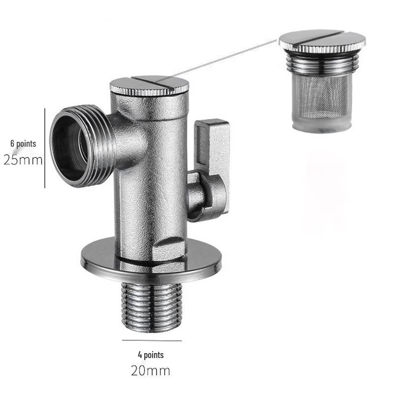 Youshu Smart Toilet Copper Angle Valve with Filter
Youshu Smart Toilet Copper Angle Valve with Filter