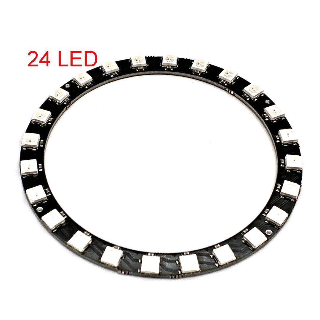 WS2812 Светодиодная цифровая панель Матрица Гибкий экран 1 4 8 12 16 24 64-битная 5050 RGB WS2812 Кольцо Индивидуально адресуемые пиксели 24 LED
WS2812 Светодиодная цифровая панель Матрица Гибкий экран 1 4 8 12 16 24 64-битная 5050 RGB WS2812 Кольцо Индивидуально адресуемые пиксели 24 LED
