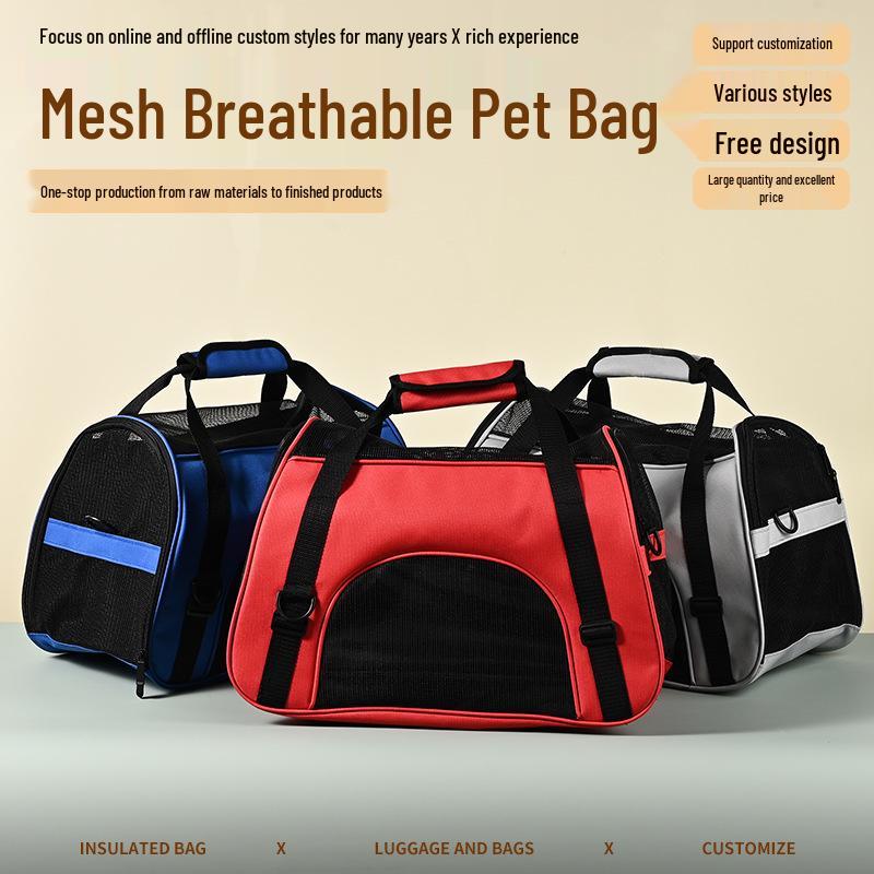 Portable Pet Carrier: Foldable, Breathable Mesh Bag for Cats and Dogs - Car-Mounted, Large Capacity for Small and Medium Pets Custom Blue
Portable Pet Carrier: Foldable, Breathable Mesh Bag for Cats and Dogs - Car-Mounted, Large Capacity for Small and Medium Pets Custom Blue