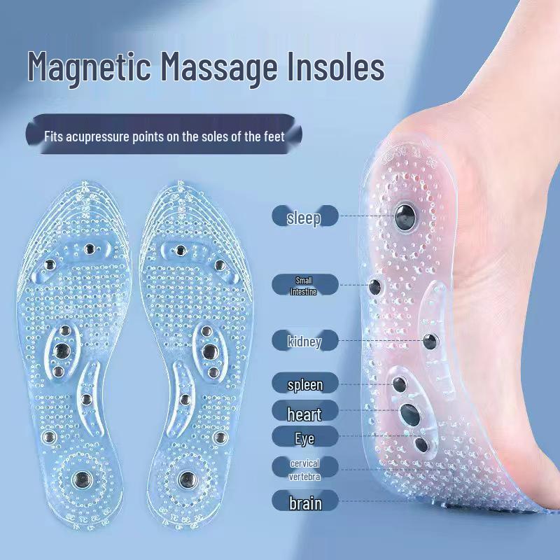 Pack of 8 Magnetic Massage Insoles, Soft PVC, Cuttable, Shock Absorbing, for Men & Women, Acupoint Foot Therapy Women s Adjustable (35-40)
Pack of 8 Magnetic Massage Insoles, Soft PVC, Cuttable, Shock Absorbing, for Men & Women, Acupoint Foot Therapy Women s Adjustable (35-40)