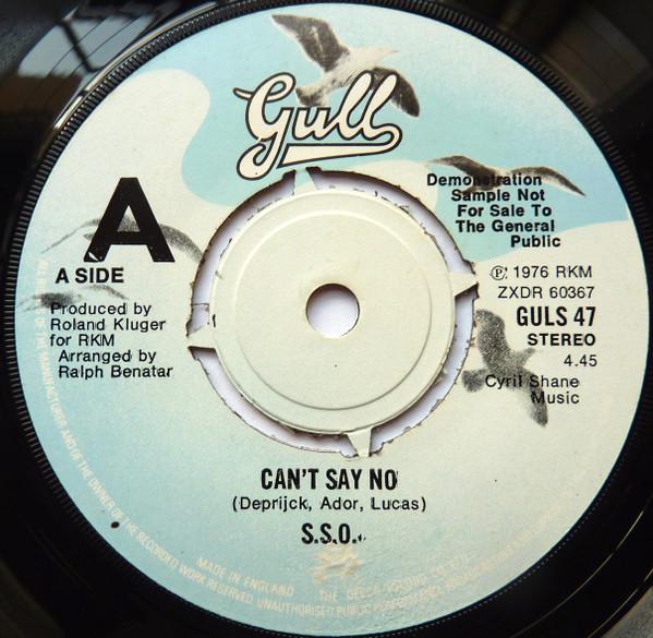 7inch Record S.S.O. ORCHESTRA - Can t Say No GULS47PROMO Gull 1976 UK Soul/Funk Used
7inch Record S.S.O. ORCHESTRA - Can t Say No GULS47PROMO Gull 1976 UK Soul/Funk Used