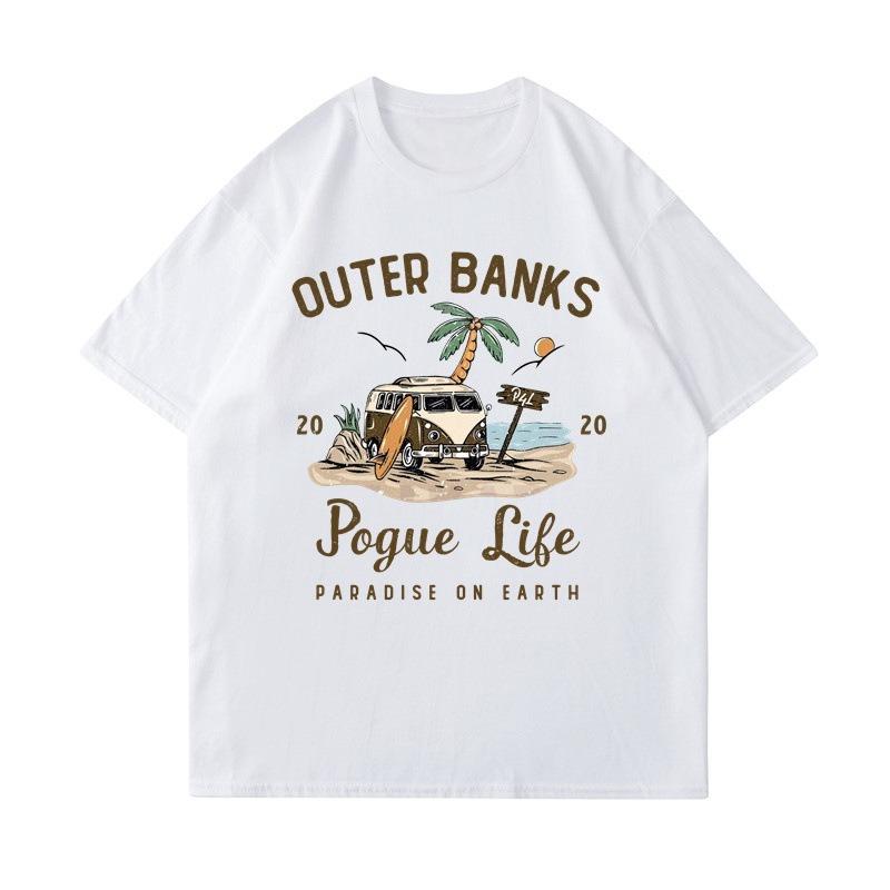 Модная футболка с принтом OBX Outer Banks Футболка Pogue Life Джон Б Рай на Земле Северная Каролина Графическая хлопковая футболка Топы S
Модная футболка с принтом OBX Outer Banks Футболка Pogue Life Джон Б Рай на Земле Северная Каролина Графическая хлопковая футболка Топы S