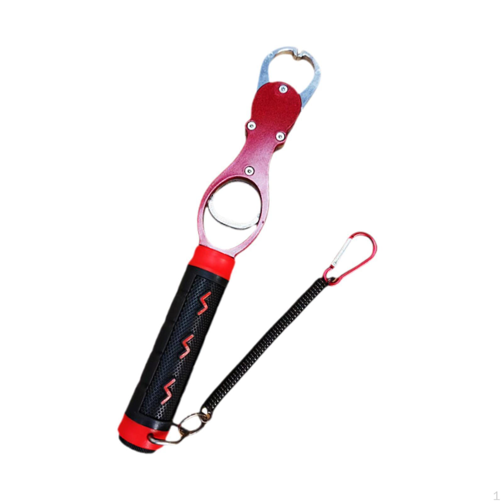 Fish Gripper Lip Pliers Fishing Accessory Scale Aluminum Alloy Aid with Non-Slip червоний
Fish Gripper Lip Pliers Fishing Accessory Scale Aluminum Alloy Aid with Non-Slip червоний