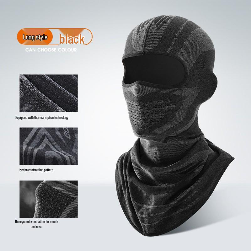 Чоловіча зимова вітрозахисна маска для обличчя для велоспорту та мотоциклів - Сумісна зі шоломом, Лижний гетр для шиї One Size
Чоловіча зимова вітрозахисна маска для обличчя для велоспорту та мотоциклів - Сумісна зі шоломом, Лижний гетр для шиї One Size