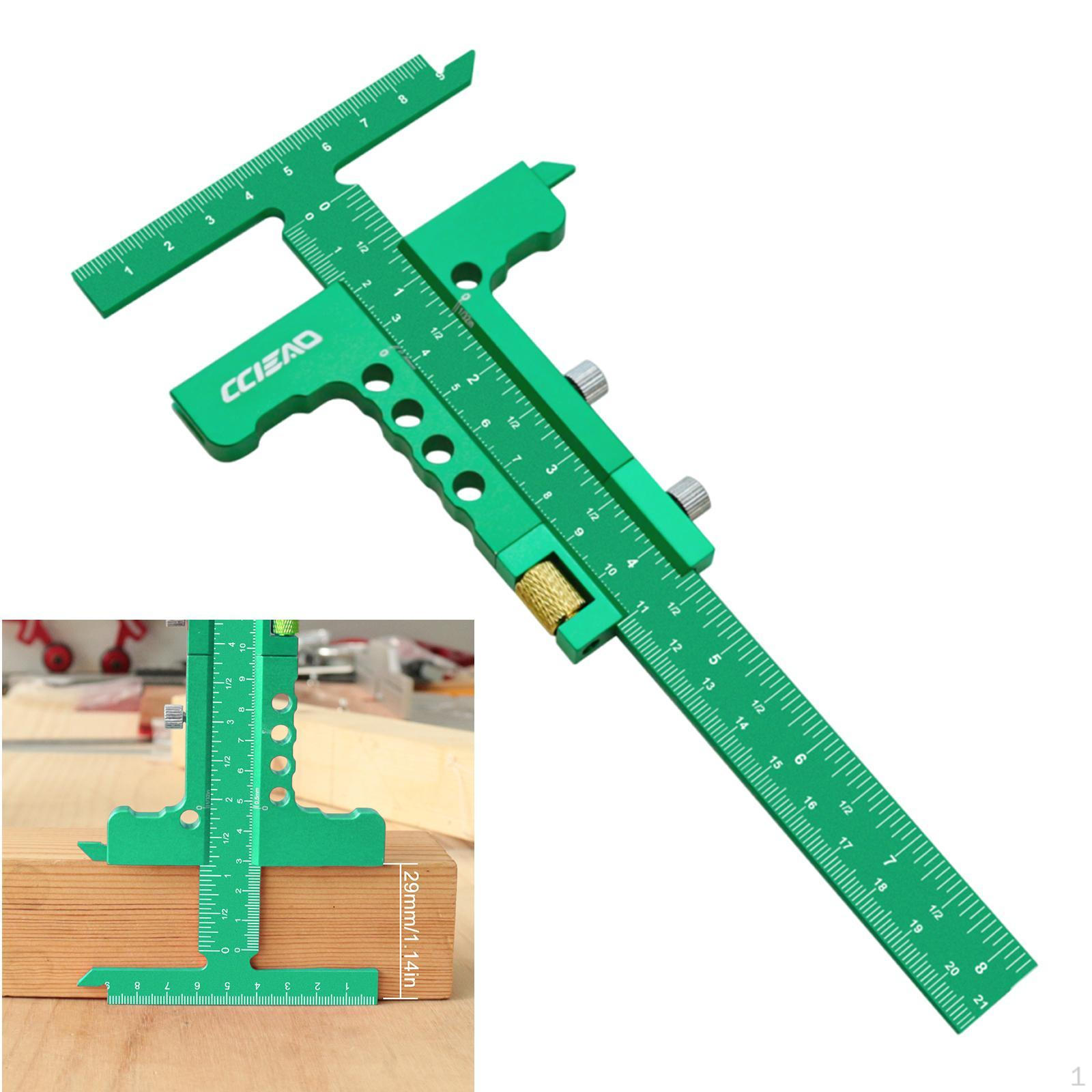 Т-образная линейка Алюминиевый сплав Деревообработчик Универсальный Легкий в использовании Плотницкий измерительный инструмент Дерево
Т-образная линейка Алюминиевый сплав Деревообработчик Универсальный Легкий в использовании Плотницкий измерительный инструмент Дерево