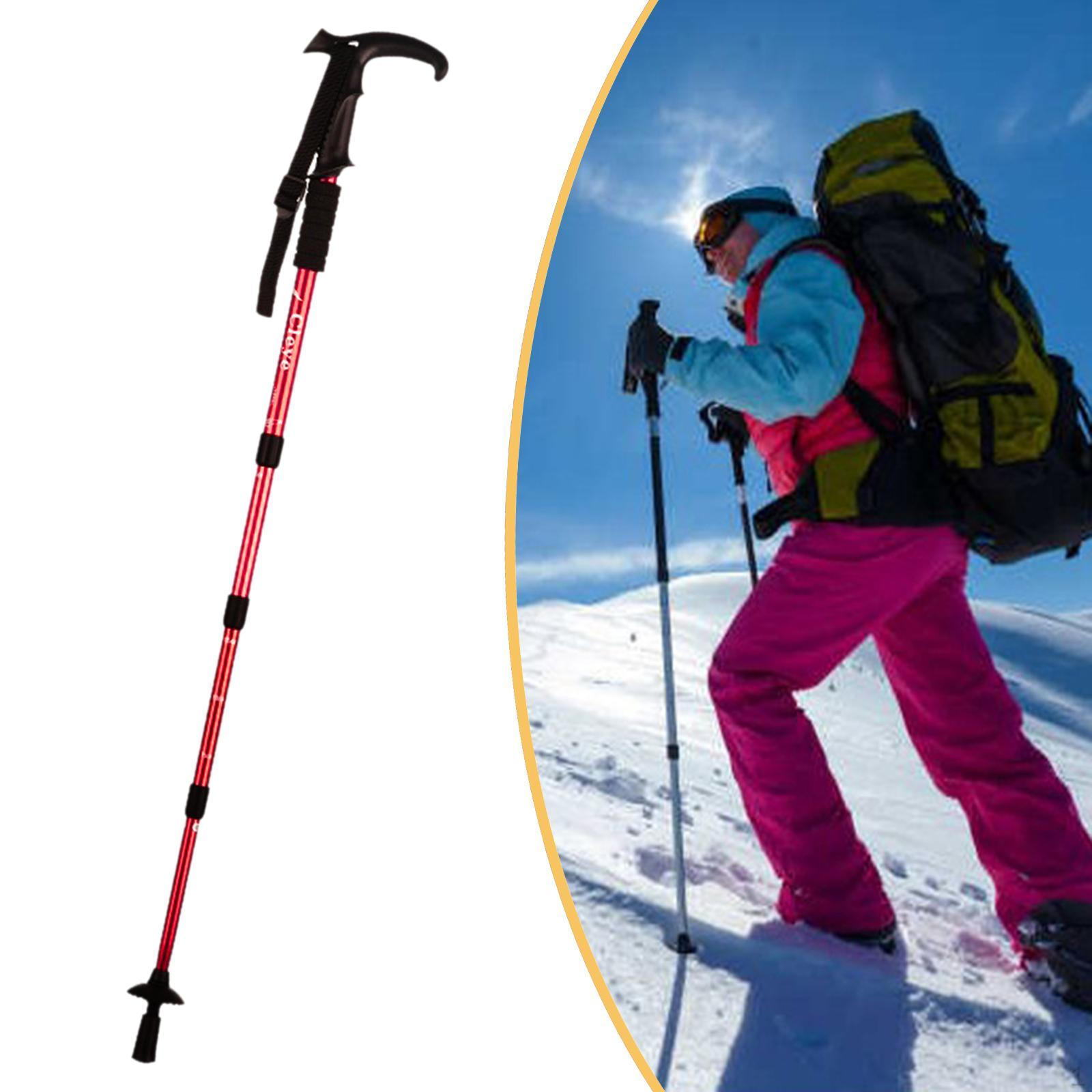 Trekking Poles Aluminum Alloy Sturdy Walking Cane for Travel Camping красный
Trekking Poles Aluminum Alloy Sturdy Walking Cane for Travel Camping красный
