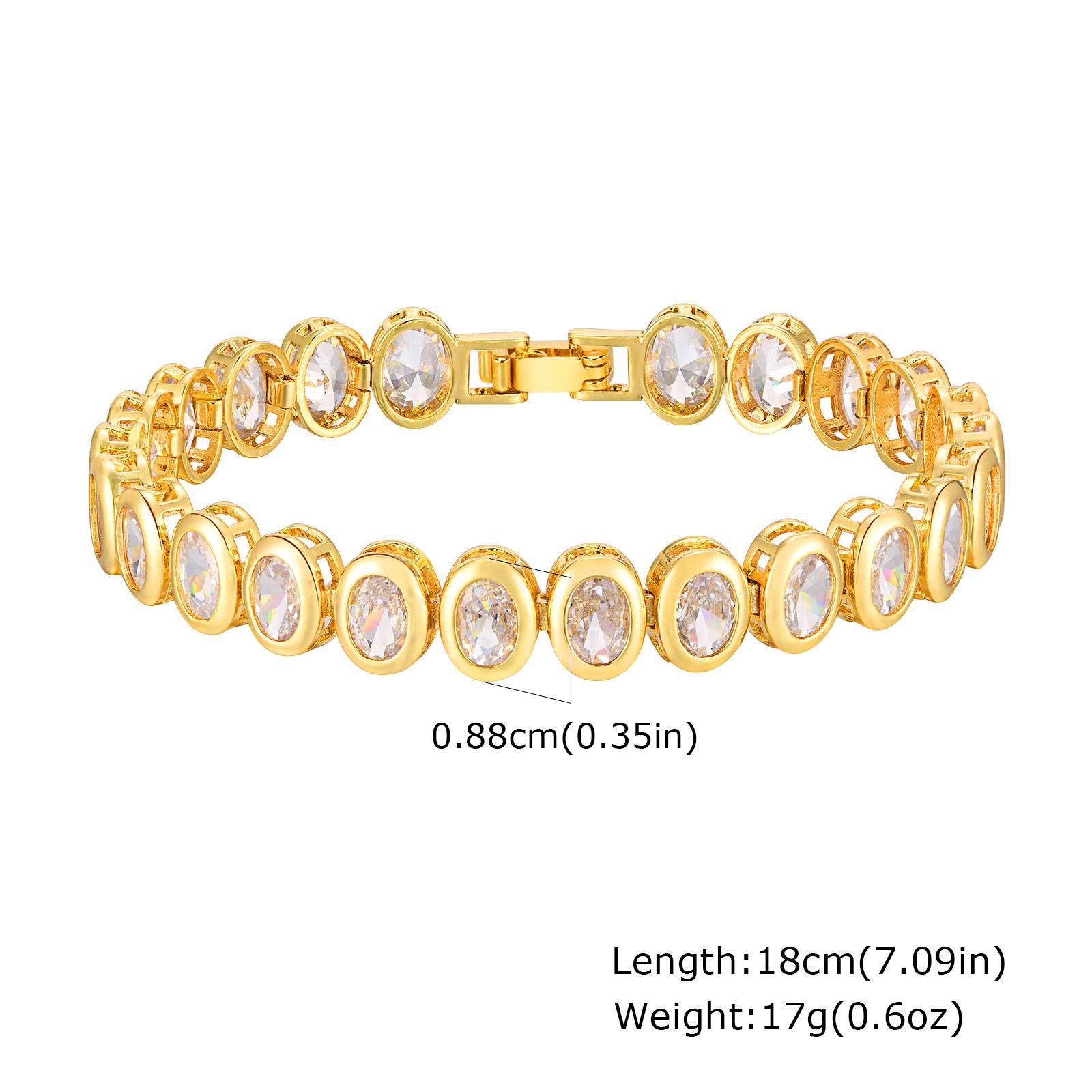 Paperclip Gold Plated Cubic Zirconia Chain Bracelet, Chunky Link Watch Strap Adjustable Bracelets Trendy Jewelry For Women Gift
Paperclip Gold Plated Cubic Zirconia Chain Bracelet, Chunky Link Watch Strap Adjustable Bracelets Trendy Jewelry For Women Gift