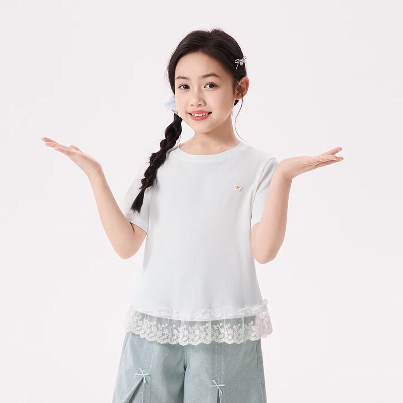 Girl s Floral Lace Short Sleeve Top 140
Girl s Floral Lace Short Sleeve Top 140