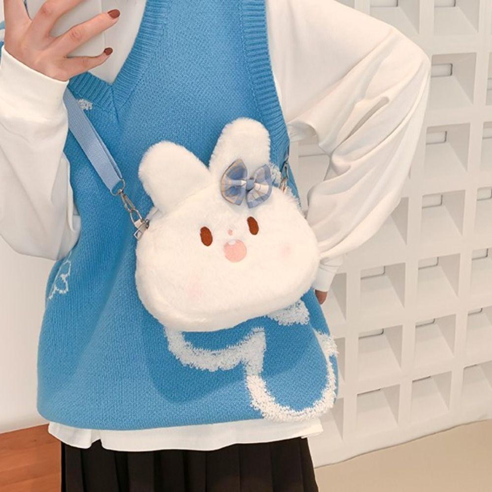 Plush Stuffed Rabbit Plush Backpack Soft Rabbit Sling Bag Fashion Bow Shoulder Bag Kids
Plush Stuffed Rabbit Plush Backpack Soft Rabbit Sling Bag Fashion Bow Shoulder Bag Kids