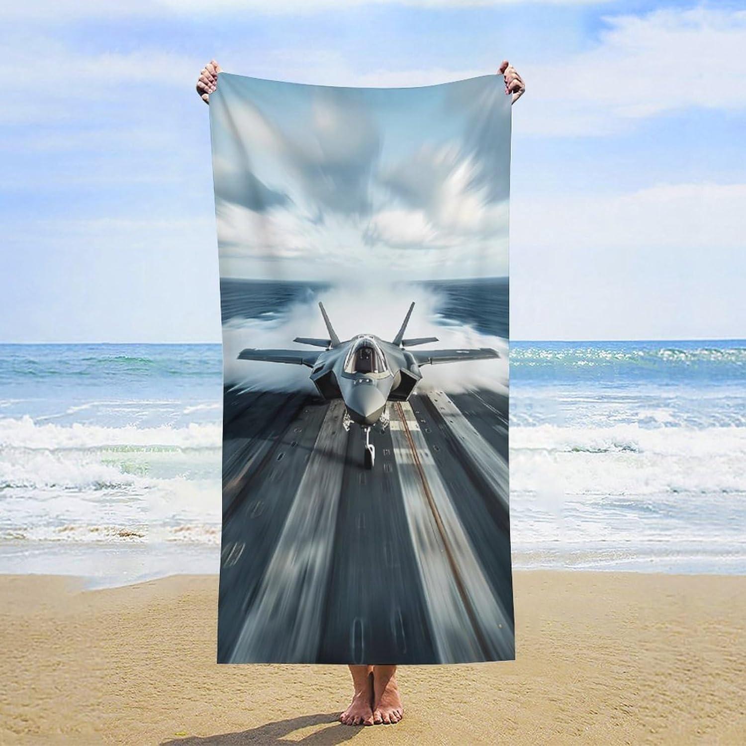 Fighter plane pattern Beach Towel for Family stuffs friends Gift Quick-Dry Sand free For Bath Yoga Beach Camping Swimming GYM W30*H60(CM)
Fighter plane pattern Beach Towel for Family stuffs friends Gift Quick-Dry Sand free For Bath Yoga Beach Camping Swimming GYM W30*H60(CM)