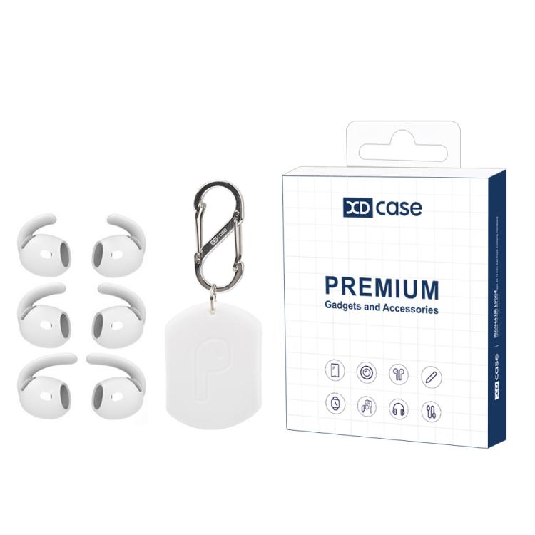 XDcase 3 Pairs Silicone Anti-slip Sports Ear Caps with Storage Case & Carabiner For AirPods 4 белый
XDcase 3 Pairs Silicone Anti-slip Sports Ear Caps with Storage Case & Carabiner For AirPods 4 белый