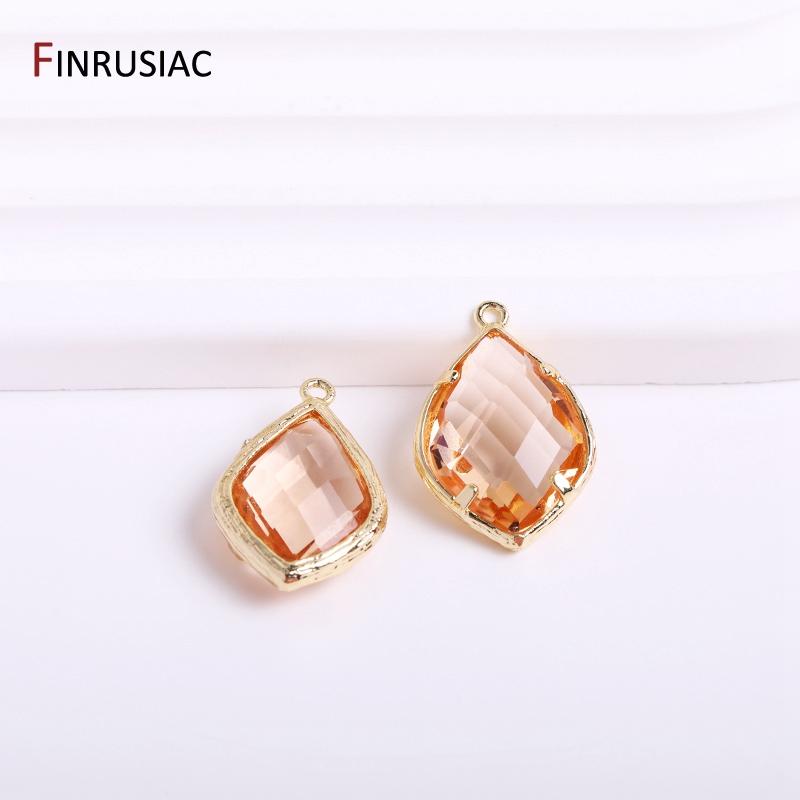 DIY Jewelry Making Supplies 14K Gold Plated Beautiful Crystal Drop Pendant For Jewelry Making Accessories Wholesale 2 pieces шампанського
DIY Jewelry Making Supplies 14K Gold Plated Beautiful Crystal Drop Pendant For Jewelry Making Accessories Wholesale 2 pieces шампанського