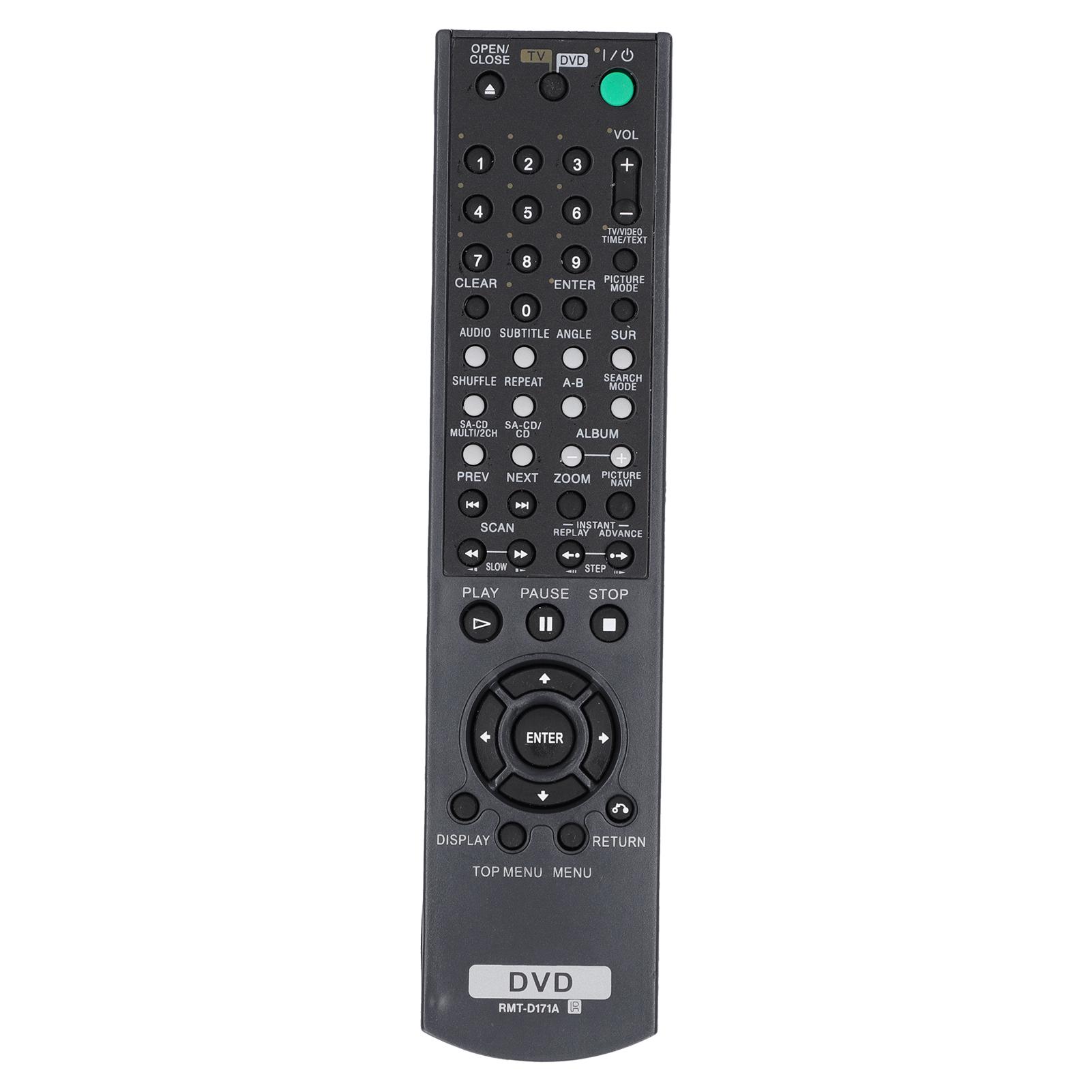 RMTD171A Замена пульта дистанционного управления DVD-плеером для Sony RMTD159A RMTD186A RMTD173A
RMTD171A Замена пульта дистанционного управления DVD-плеером для Sony RMTD159A RMTD186A RMTD173A
